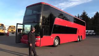 2009 Vanhool TD925 79 Passenger Double Decker Coach Bus  C42430 [upl. by Ennael]