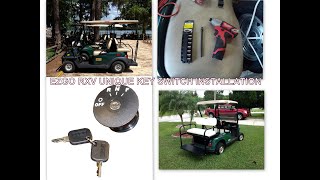 EZGO RXV Unique Key Switch Installation [upl. by Siahc356]