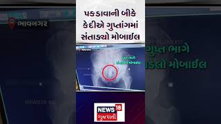 Bhavnagar News  પકડાવાની બીકે કેદીએ ગુપ્તાંગમાં સંતાડ્યો મોબાઈલ  Jail  Gujarati News  N18S [upl. by Roobbie]