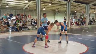 Brian Tennant 120 Ohio State Fair Folkstyle Tournament Match 1 72818 [upl. by Llenol608]