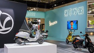 Piaggio Vespa Scooter Motorcycles 2024 Preview [upl. by Ennoval435]