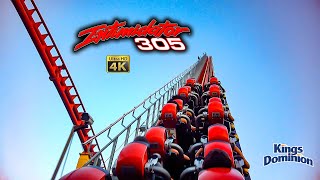 2023 Intimidator 305 Roller Coaster On Ride 4K POV Kings Dominion [upl. by Australia]