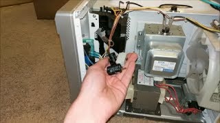 Faulty Microwave Interlock Switch Repair [upl. by Brandise]