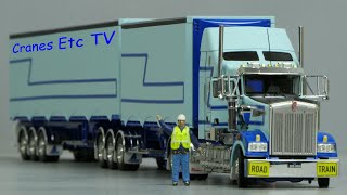 Drake Kenworth T909  by Freighter Eziliner BDouble Cranes Etc TV [upl. by Gypsie]