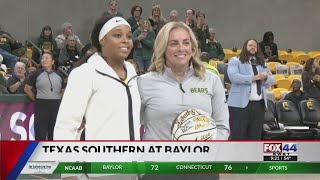 Baylor womens basketball routs Texas Southern [upl. by Notyrb]