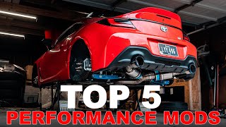 Top 5 GR86 Performance Mods [upl. by Naened569]