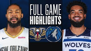 PELICANS at TIMBERWOLVES  FULL GAME HIGHLIGHTS  November 8 2023 [upl. by Aisac312]