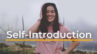 Video Template For Self Introduction [upl. by Earas]