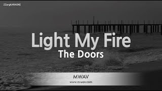 The DoorsLight My Fire Melody ZZang KARAOKE [upl. by Aeneas]