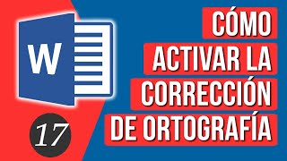 Como Activar la Correccion de Ortografia en Word [upl. by Beitz815]