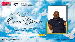 Owen Brown OB  Thanksgiving Service [upl. by Onailil]