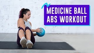 10Minute Medicine Ball Abs Workout [upl. by Eirroc]