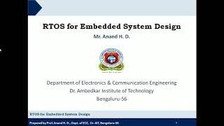 RTOS for Embedded System Design Part 2 [upl. by Eentruok]