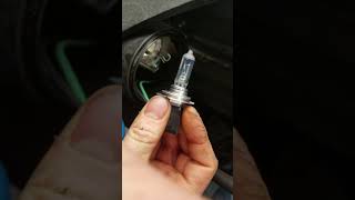 2016 Hyundai Tucson headlight bulb replacement [upl. by Airdnazxela]