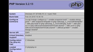 How to install PHP in windows with mysql and IIs server [upl. by Bohs]