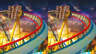 3D Roller Coasters Collection 998 VR Videos 3D SBS Google Cardboard VR Experience VR Box VRCoaster [upl. by Ahsart]