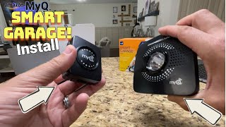 How To Install Chamberlain Smart Garage Hub Door Opener and MyQ App Best Home Gadget Ever [upl. by Jerome]