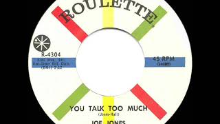 1960 HITS ARCHIVE You Talk Too Much  Joe Jones a 2 record [upl. by Wiltz782]