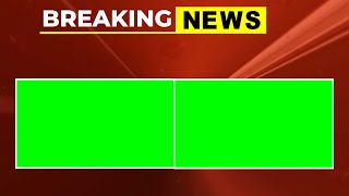 Breaking news Green screen template  03 News Frames For videos [upl. by Clarine]