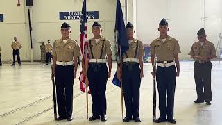 Colour Guard at the 2022 NJROTC National Academic Athletic and Drill Competition [upl. by Gunilla592]