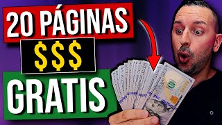 20 MEJORES Páginas para GANAR dinero GRATIS en Internet RAPIDAS [upl. by Kcaj]