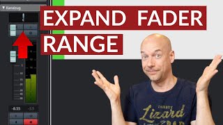 Expand fader range in Cubase  More volume [upl. by Akinej]