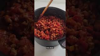 Receta de salsa boloñesa vegana con soja texturizada gastronomiaycia [upl. by Anaeg]