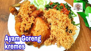 Ayam Goreng Kremes Tips membuat Kremes Renyah Tahan Lama Anti Gagal [upl. by Yeclek]