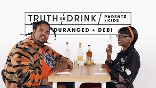 Parents and Kids Play Truth or Drink Duranged amp Debi  Truth or Drink  Cut [upl. by Diad]