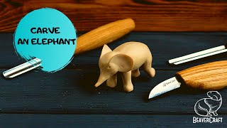 Elephant Carving Tutorial [upl. by Rebmyt]