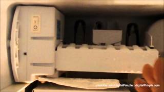 GE Refrigerator  Ice Maker Not Making Ice  Easy Fix and Repair DIY [upl. by Keener]