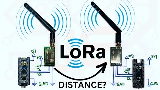 STM32 E22900T22D LoRa Transceiver Module and Range Test [upl. by Kathrine]