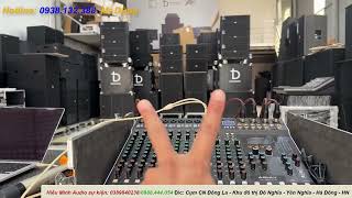 Combo sự kiện đồng bộ nhập khẩu chính hãng Dbacoustic 112PR sub 60 121S khuyến mại khủng 0938132388 [upl. by Allenod]