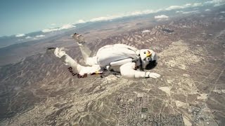 Flying at 100mph  Red Bull Space Dive  BBC [upl. by Dann669]