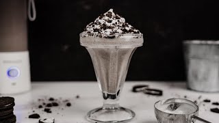 Easy Cookies amp Cream Milkshake BlendJet Recipe [upl. by Schach305]