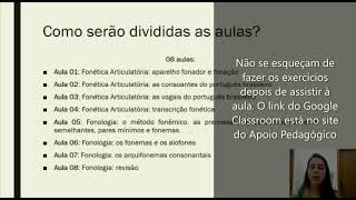 Aula 01 parte I  Fonética Articulatória aparelho fonador e fonação [upl. by Fen]