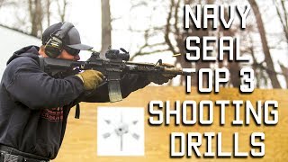 NAVY SEAL Top 3 Shooting Drills  Tactical Rifleman [upl. by Ardied]