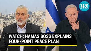 Hamas Chief Makes Political Offer To Israel Says PM Netanyahu Stalling As Gaza War Intensifies [upl. by Kylen]