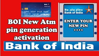 How to generate BOI New Atm pin amp activation [upl. by Suilenrac]