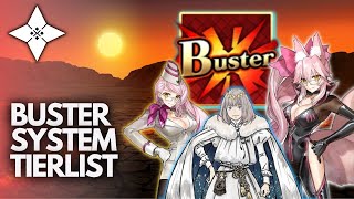 Buster System Tierlist Koyanskaya and Oberon Edition [upl. by Imeka173]