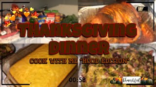 COOK WITH ME  THANKSGIVING STYLE🦃🍽 [upl. by Yltneb970]