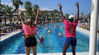 Aquagym Fun at Lyttos Beach amp Lyttos Mare  Summer 2024 Crete Greece 🌊🏖️ [upl. by Norag]