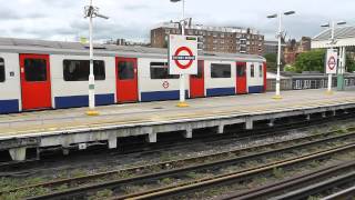 District Line Trains  Putney Bridge 12062012 [upl. by Vita]