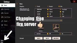 How to change server of free fire in emulator in pc  Free Fire [upl. by Arihsan816]