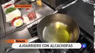 Receta de Ajoarriero con alcachofas ED [upl. by Erbe82]