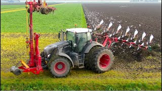 Ploughing and Soil Preparation in one Pass  Fendt 939 w MH Rotorarm amp Kverneland 7 furrow plough [upl. by Edita481]