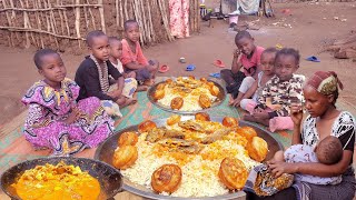 African village food cooking Delicious village food for dinner [upl. by Eelytsirk]