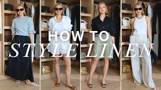 HOW TO STYLE LINEN FOR SUMMER [upl. by Anahcra]