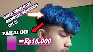 Cara warnain rambut tanpa bleaching 2022 bukan pomade  hasil keren parah Khairul Ilhamsyah [upl. by Dammahum801]