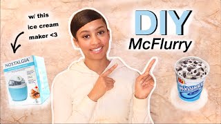 DIY McFlurry  Nostalgia Ice cream Maker [upl. by Konstantin]